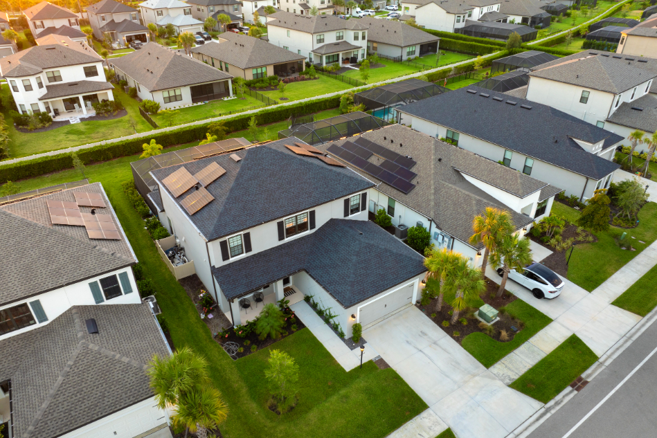 Residential Neighborhood Florida Suburban Houses